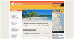 Desktop Screenshot of goldcoast-holidayrentals.com